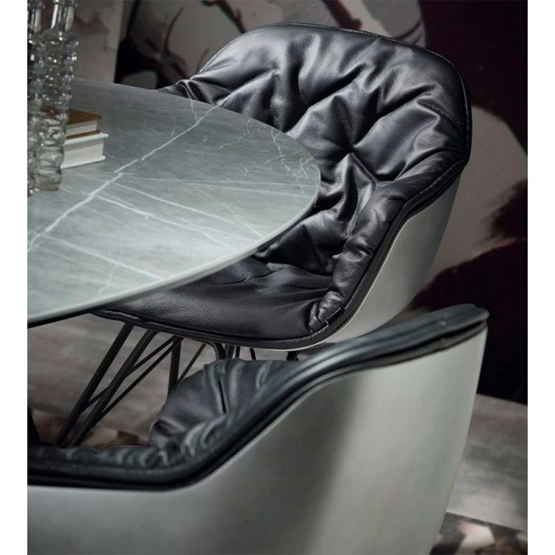 LAP - SILLA COMEDOR CARCASA LACADA CON PATAS METAL 8 LAP - SILLA COMEDOR CARCASA LACADA CON PATAS METAL - Imagen 6