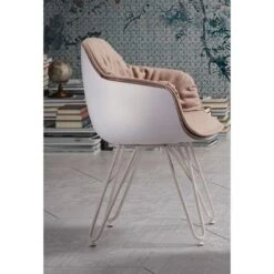 LAP - SILLA COMEDOR CARCASA LACADA CON PATAS METAL 19 LAP - SILLA COMEDOR CARCASA LACADA CON PATAS METAL -Demarques Tienda lap silla comedor carcasa lacada con patas metal 6