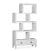 Libreria Blanca 100 Cm Irregular EVEREST 1 Libreria Blanca 100 Cm Irregular EVEREST -Demarques Tienda libreria colonial irregular blanca everest con 2 cajones 4 hueco