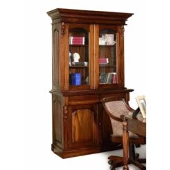 LIBRERO VICTORIANO CON 2 PUERTAS