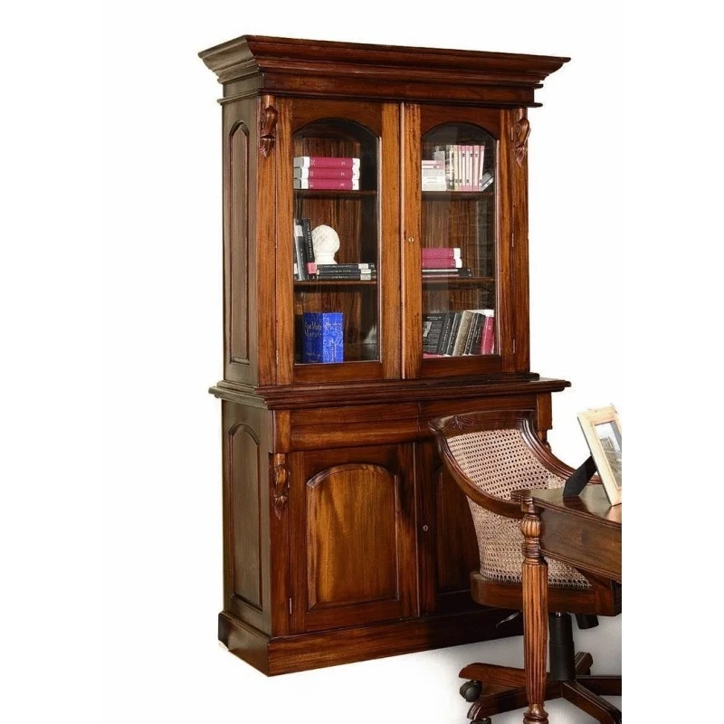 LIBRERO VICTORIANO CON 2 PUERTAS 3 LIBRERO VICTORIANO CON 2 PUERTAS