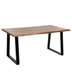 Mesa Comedor Madera Acacia Y Patas Metalicas MALMO