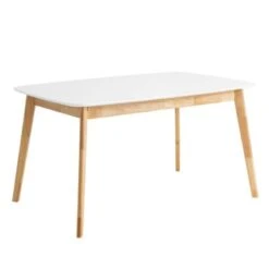 Mesa Comedor Nordica Extensible Blanca MANEL -Demarques Tienda mesa comedor nordica extensible manel 2