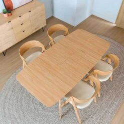 Mesa Comedor Nordica Extensible Roble MANEL 16 Mesa Comedor Nordica Extensible Roble MANEL -Demarques Tienda mesa comedor nordica extensible manel roble 2