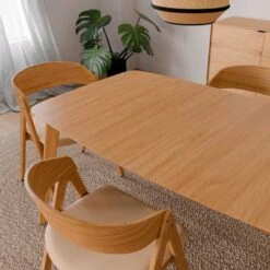 Mesa Comedor Nordica Extensible Roble MANEL 17 Mesa Comedor Nordica Extensible Roble MANEL -Demarques Tienda mesa comedor nordica extensible manel roble 3