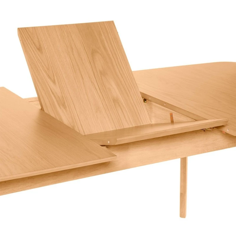 Mesa Comedor Nordica Extensible Roble MANEL 12 Mesa Comedor Nordica Extensible Roble MANEL - Imagen 10