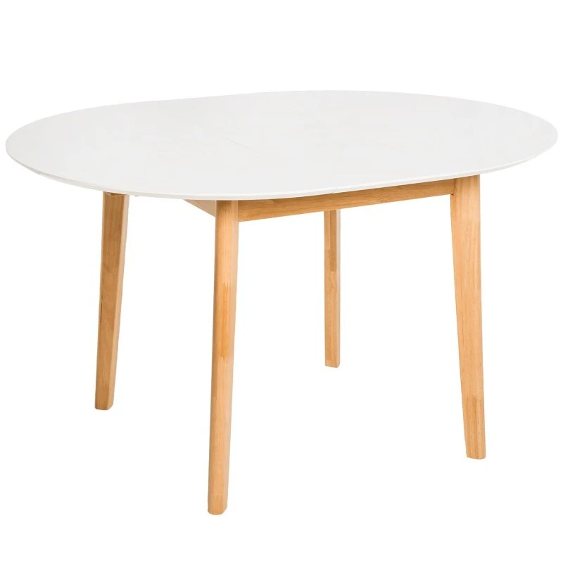 Mesa Redonda Extensible Blanca 100 Cm ALIANA 5 Mesa Redonda Extensible Blanca 100 Cm ALIANA - Imagen 3