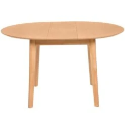 Mesa Extensible Redonda 100 Cm ALIANA 13 Mesa Extensible Redonda 100 Cm ALIANA -Demarques Tienda mesa comedor nordica redonda extensible aliana roble 4