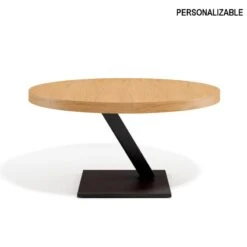 Mesa Comedor Redonda Con Pie Central Metalico SAMPLE