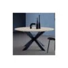 Mesa De Comedor Redonda Roble Macizo Y Patas Metal MANHATTAN RING -Demarques Tienda mesa comedor redonda manhattan ring patas wall cube