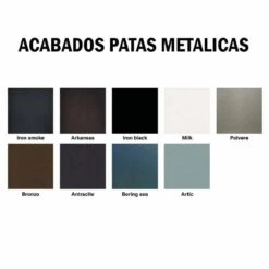 Mesa De Comedor Redonda Roble Macizo Y Patas Metal MANHATTAN RING -Demarques Tienda mesa comedor redonda manhattan ring patas wall cube 3