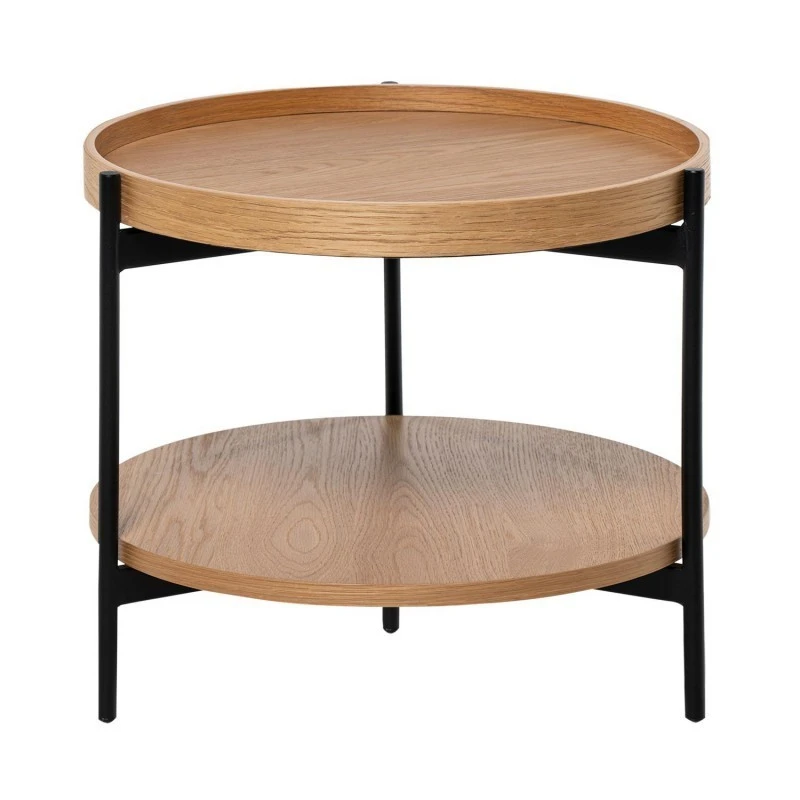 Mesa De Centro Redonda Roble ADRIAN 6 Mesa De Centro Redonda Roble ADRIAN - Imagen 4