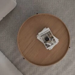 Mesa De Centro Redonda Roble DYLAN 12 Mesa De Centro Redonda Roble DYLAN -Demarques Tienda mesa de centro dylan roble 2