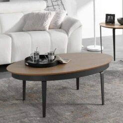 Mesa Centro Elevable Ovalalada KEPLER