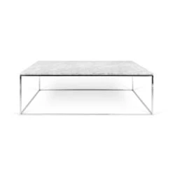 Gleam - Mesa De Centro Marmol Blanco Y Metal Cromado 11 Gleam - Mesa De Centro Marmol Blanco Y Metal Cromado -Demarques Tienda mesa de centro gleam marmol blanco y metal cromado 2