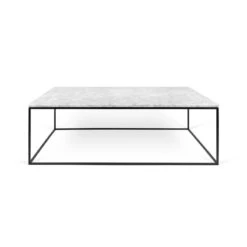 Gleam - Mesa De Centro Marmol Blanco Y Metal Negro 8 Gleam - Mesa De Centro Marmol Blanco Y Metal Negro -Demarques Tienda mesa de centro gleam marmol blanco y metal negro 1