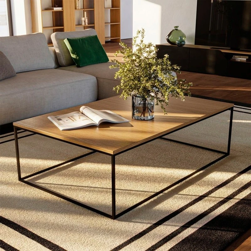 Gleam - Mesa De Centro Roble Y Metal Negro 3 Gleam - Mesa De Centro Roble Y Metal Negro