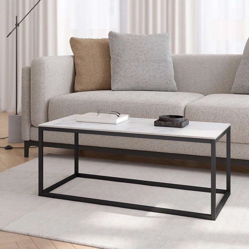 Mesa De Centro Porcelanico 110x50 MANACOR 3 Mesa De Centro Porcelanico 110x50 MANACOR