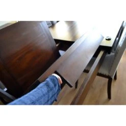 Mesa De Comedor Extensible 160x90 A 220x90 -Demarques Tienda mesa de comedor colonial extensible lateral 5