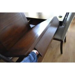 Mesa De Comedor Extensible 160x90 A 220x90 -Demarques Tienda mesa de comedor colonial extensible lateral 6