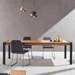 Mesa De Comedor Extensible META Roble