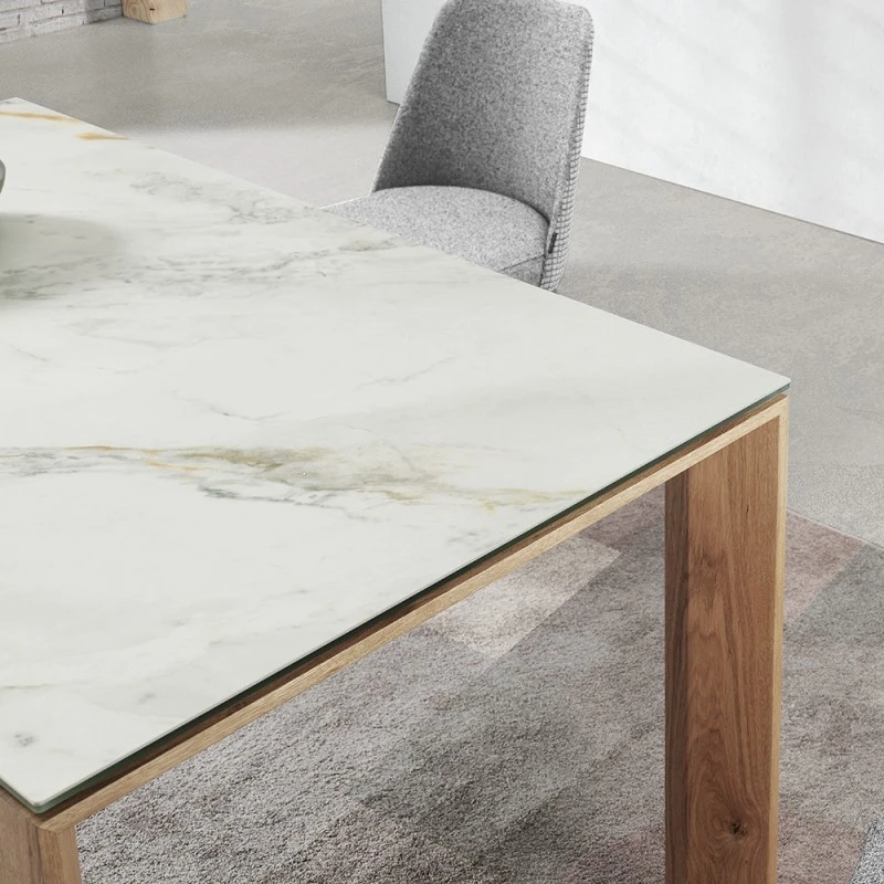 Mesa Extensible En Porcelanico ECO 4 Mesa Extensible En Porcelanico ECO - Imagen 2