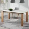 Mesa Extensible En Porcelanico ECO -Demarques Tienda mesa de comedor extensible moderna eco