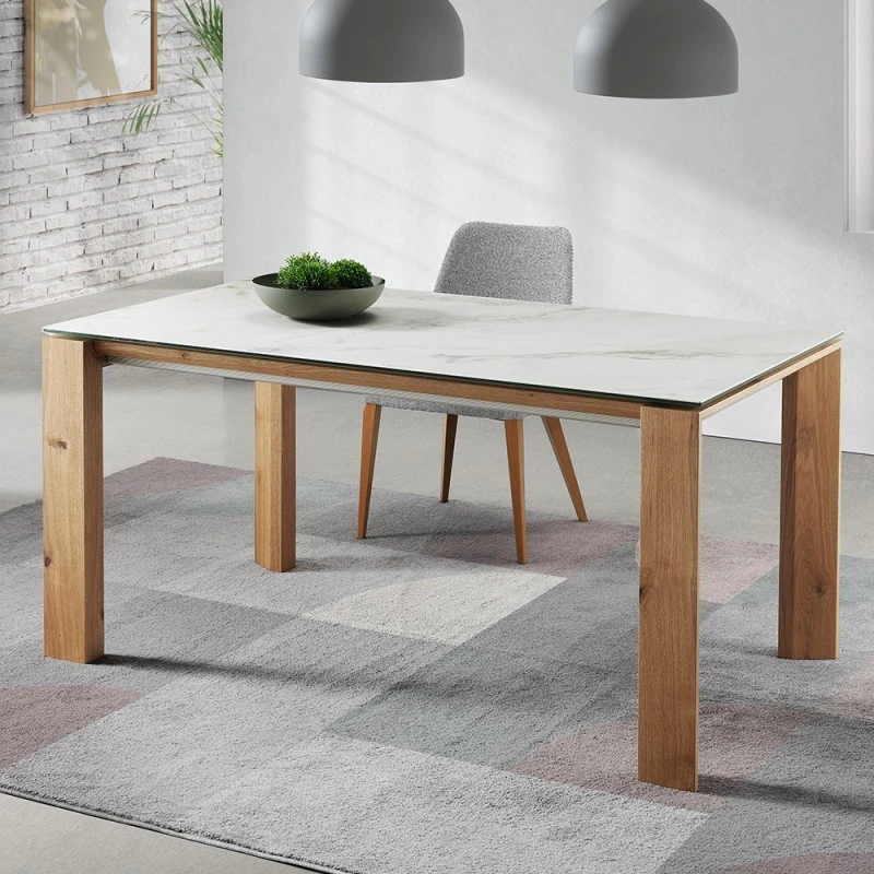 Mesa Extensible En Porcelanico ECO 3 Mesa Extensible En Porcelanico ECO