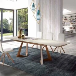 Mesa De Comedor Extensible Porcelanico INFINITY