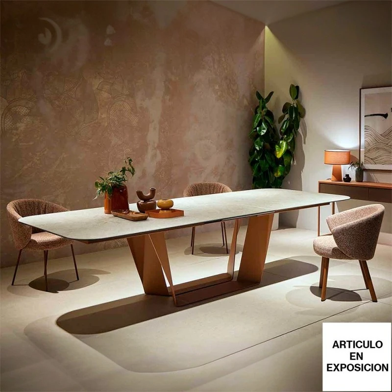 Mesa De Comedor Extensible Porcelanico PLEC 3 Mesa De Comedor Extensible Porcelanico PLEC