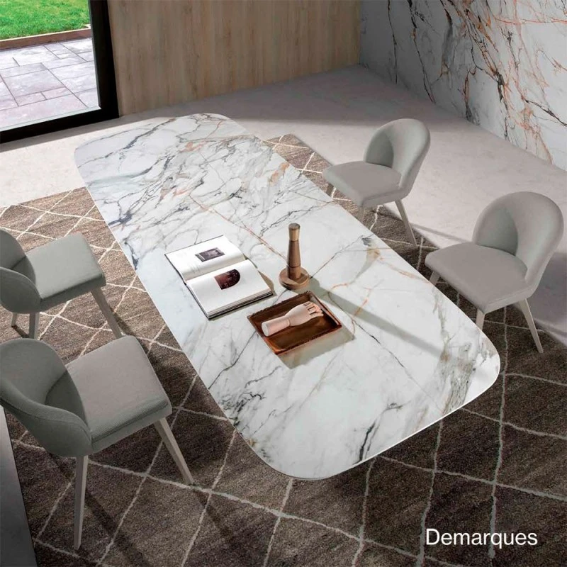 Mesa Comedor Porcelanico JASPER KERAMIC FIX 4 Mesa Comedor Porcelanico JASPER KERAMIC FIX - Imagen 2