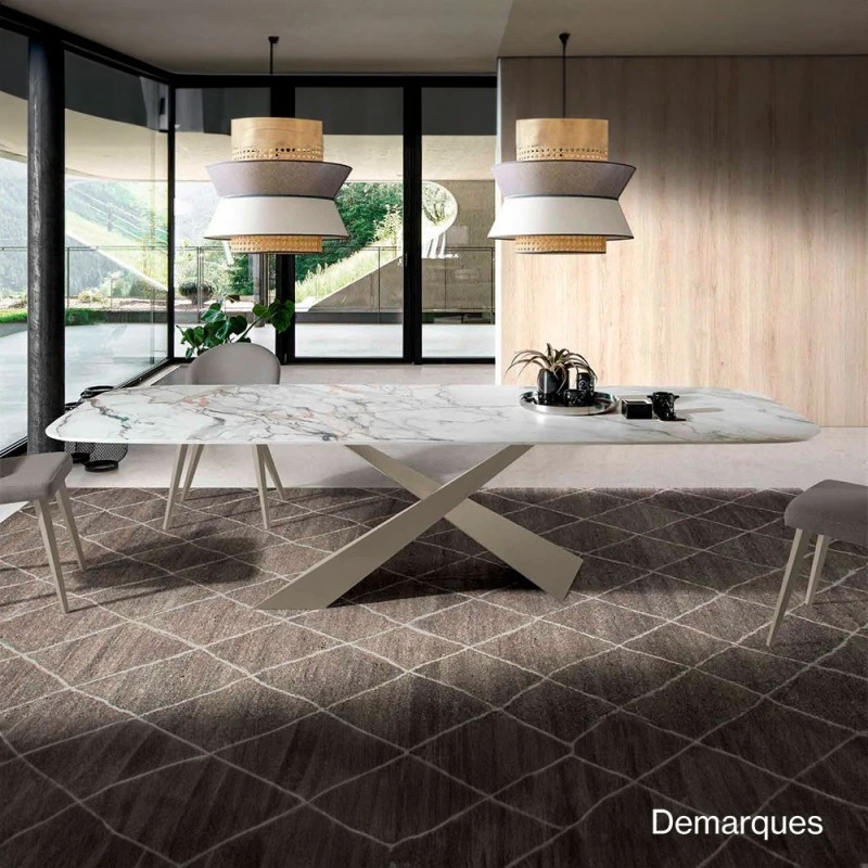 Mesa Comedor Porcelanico JASPER KERAMIC FIX 3 Mesa Comedor Porcelanico JASPER KERAMIC FIX