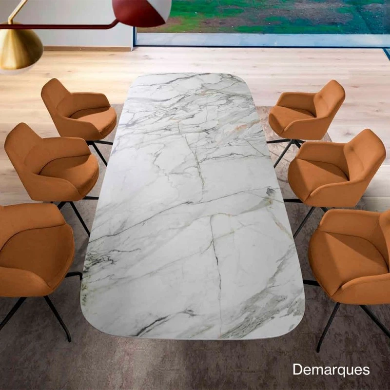 Mesa Comedor Porcelanico MUMM FIX 4 Mesa Comedor Porcelanico MUMM FIX - Imagen 2