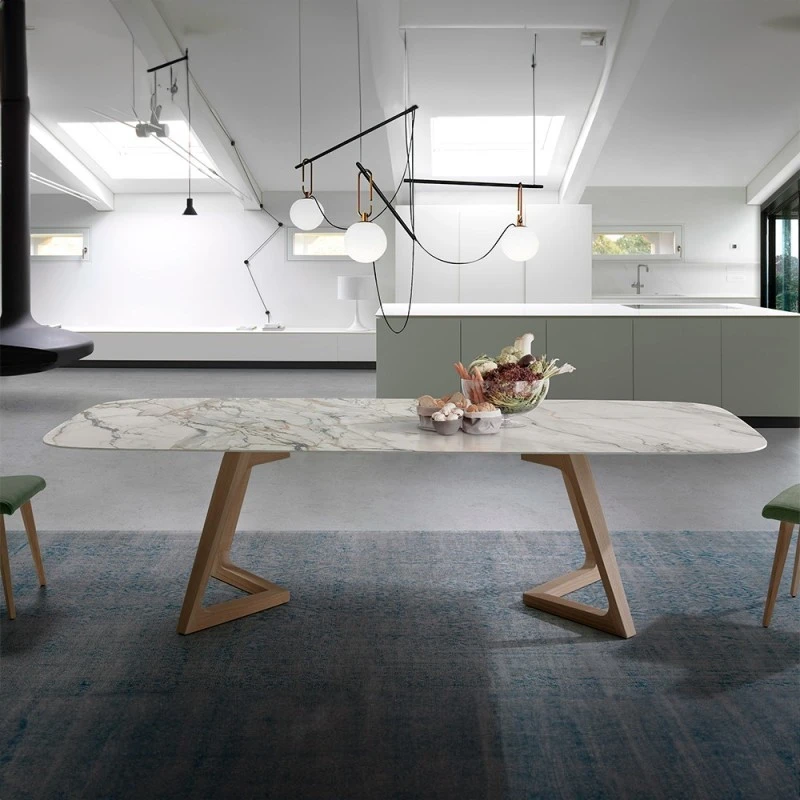 MESA DE COMEDOR NIL FIX CON TAPA DE PORCELANICO 3 MESA DE COMEDOR NIL FIX CON TAPA DE PORCELANICO