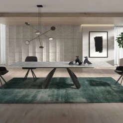 Mesa De Comedor Porcelanico Extensible BUTTERFLY -Demarques Tienda mesa de comedor porcelanico extensible butterfly 1