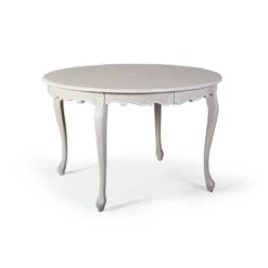 MESA DE COMEDOR REDONDA EXTENSIBLE GUZET -Demarques Tienda mesa de comedor redonda extensible guzet 1