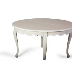 MESA DE COMEDOR REDONDA EXTENSIBLE GUZET -Demarques Tienda mesa de comedor redonda extensible guzet 2