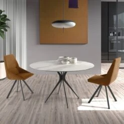 Mesa Redonda En Porcelanico DINING TRENDY