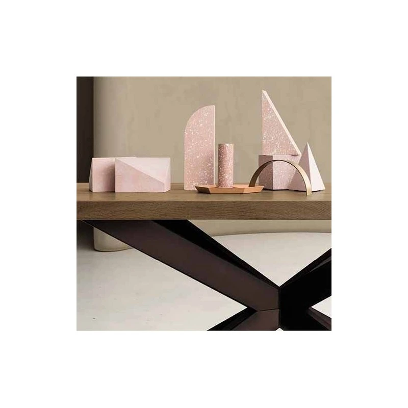 Mesa Comedor Madera Maciza De Roble Y Patas Metalicas SAN FRANCISCO STAR 8 Mesa Comedor Madera Maciza De Roble Y Patas Metalicas SAN FRANCISCO STAR - Imagen 6