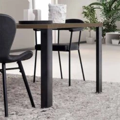 Mesa De Comedor Roble Materico Y Patas Metalicas SMART SIDE 11 Mesa De Comedor Roble Materico Y Patas Metalicas SMART SIDE -Demarques Tienda mesa de comedor smart 4