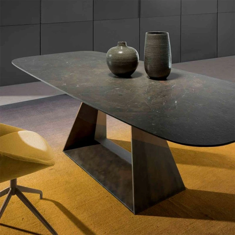 Mesa Comedor Porcelanico SUE KERAMIC FIX 4 Mesa Comedor Porcelanico SUE KERAMIC FIX - Imagen 2