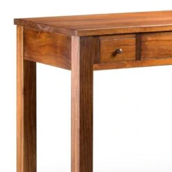 Demarques Tienda -Demarques Tienda mesa de escritorio colonial con 3 cajones 1