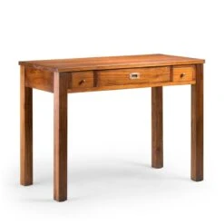 Star - Mesa De Escritorio Colonial Con 3 Cajones 110x55