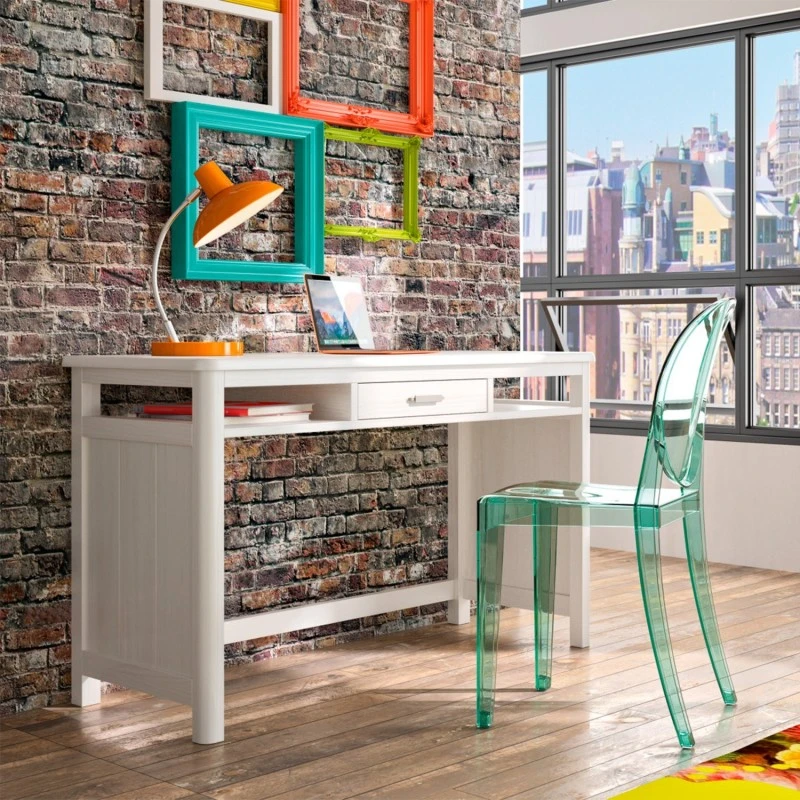 CERDEÑA - MESA DE ESTUDIO CON 1 CAJON 3 CERDEÑA - MESA DE ESTUDIO CON 1 CAJON