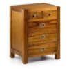 Mesita De Noche 5 Cajones MOYCOR STAR -Demarques Tienda mesa de noche colonial con 5 cajones