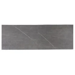Mesa 2 Extensiones Porcelanico Gris 140x90 Patas Negras JANET -Demarques Tienda mesa extensible janet 140x90 tapa porcelanico gris patas negras 9