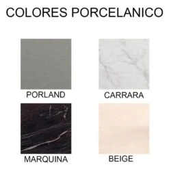 Mesa Extensible Redonda Comedor LAREDO Porcelanico -Demarques Tienda mesa extensible redonda comedor laredo porcelanico 2