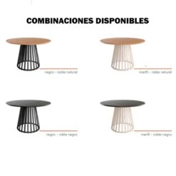 Mesa Redonda Comedor TARFAYA -Demarques Tienda mesa redonda comedor tarfaya 3