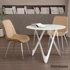 Mesa Redonda Comedor TOMAR Porcelanico