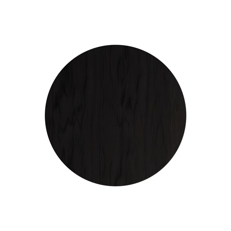 Mesa Redonda Negra Roble 120 Cm REGINA 5 Mesa Redonda Negra Roble 120 Cm REGINA - Imagen 3